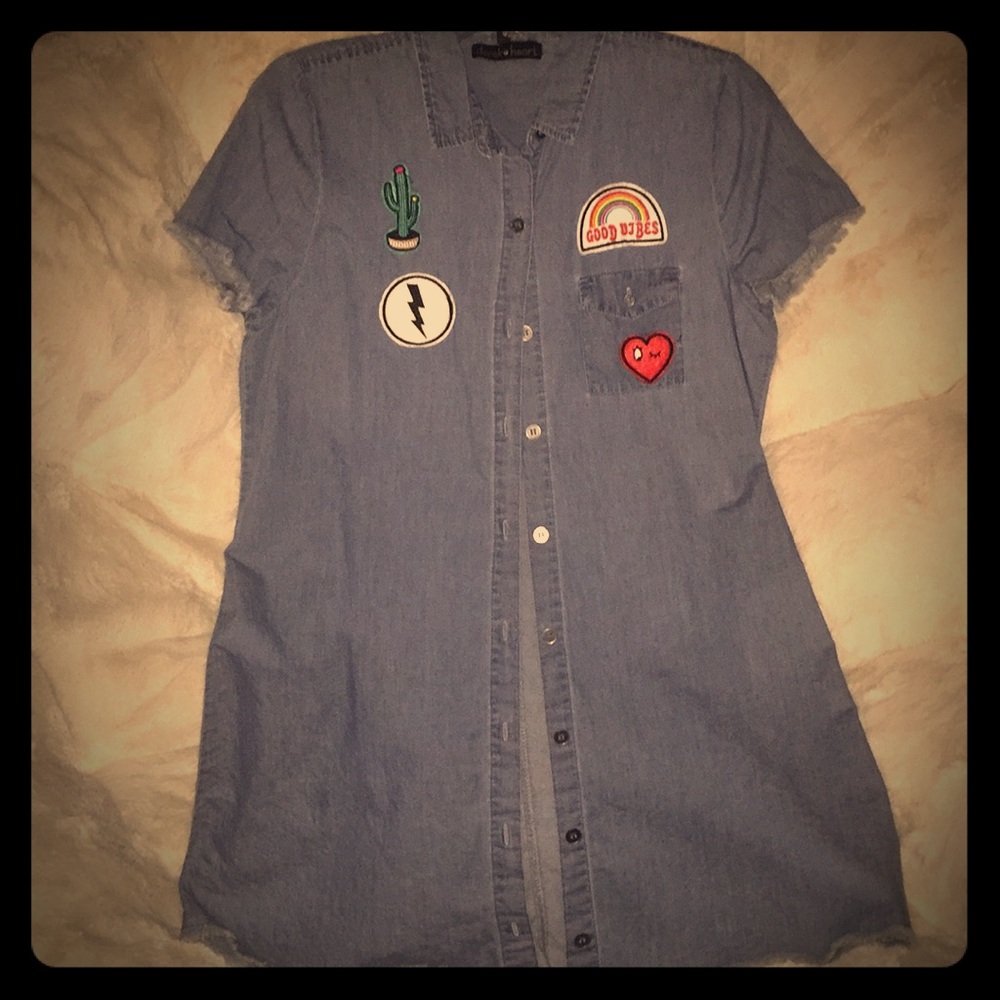 Super cute jean dress ❤️
